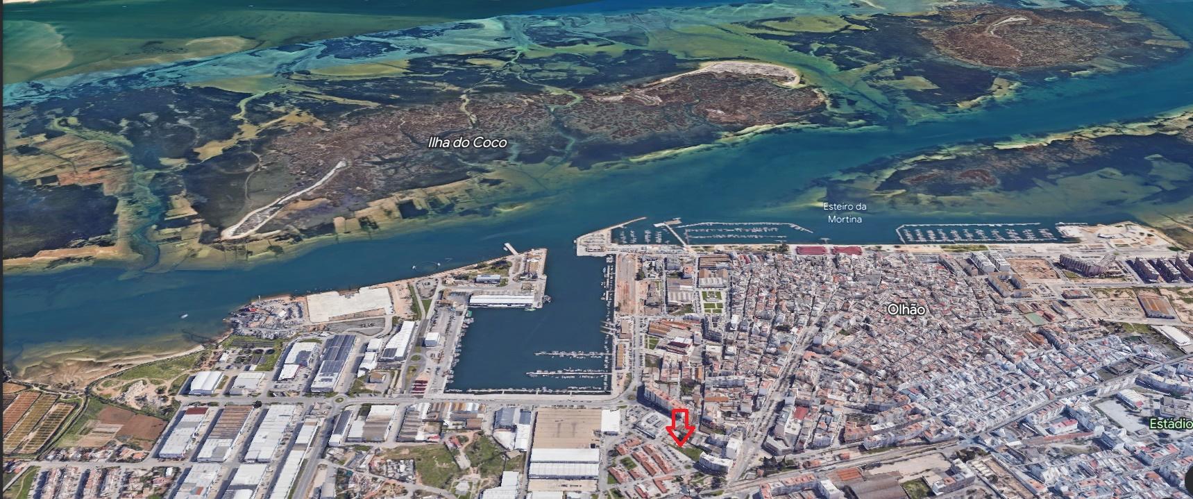 Terreno urbano para construção de 3 Prédios - Zona Ribeirinha - Olhão