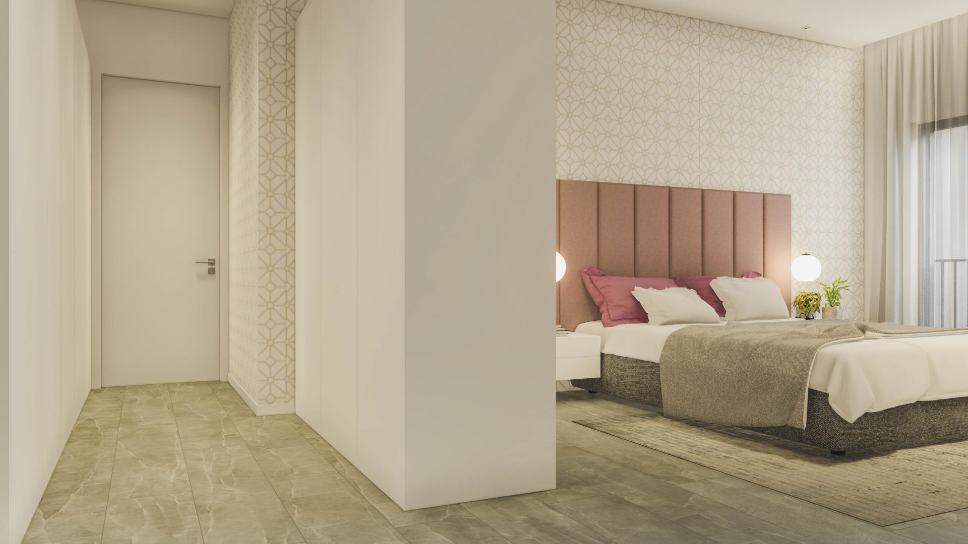 Apartamento T3 novo, com elevador, garagem e quintal de 35 m2!