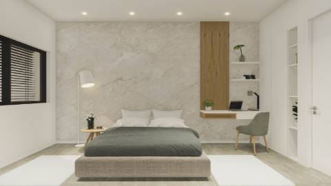 Apartamento T3 novo, com elevador, garagem e quintal de 35 m2!