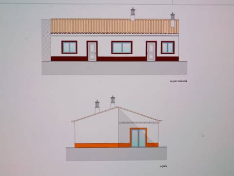 MORADIAS - TRÊS PREDIOS URBANOS PARA HABITAÇÃO - COM PROJECTO APROVADO - PARA RECONSTRUIR - ALCARIAS GRANDES - CASTRO MARIM - ALGARVE