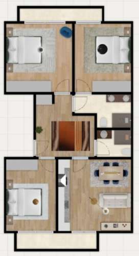 Apartamento T3 totalmente remodelado com Cozinha equipada a 8 minutos a pé do Hospital da Luz em Benfica