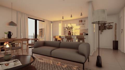 Apartamento T2 em Condomínio Privado -Gambelas, Faro