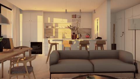 Apartamento T2 em Condomínio Privado -Gambelas, Faro