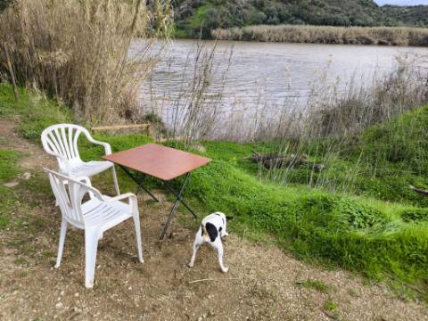 TERRENO COM 5.760 M² - COM FURO - ACESSO DIRETO À ÁGUA - JUNTO AO RIO GUADIANA - ALCOUTIM - ALGARVE