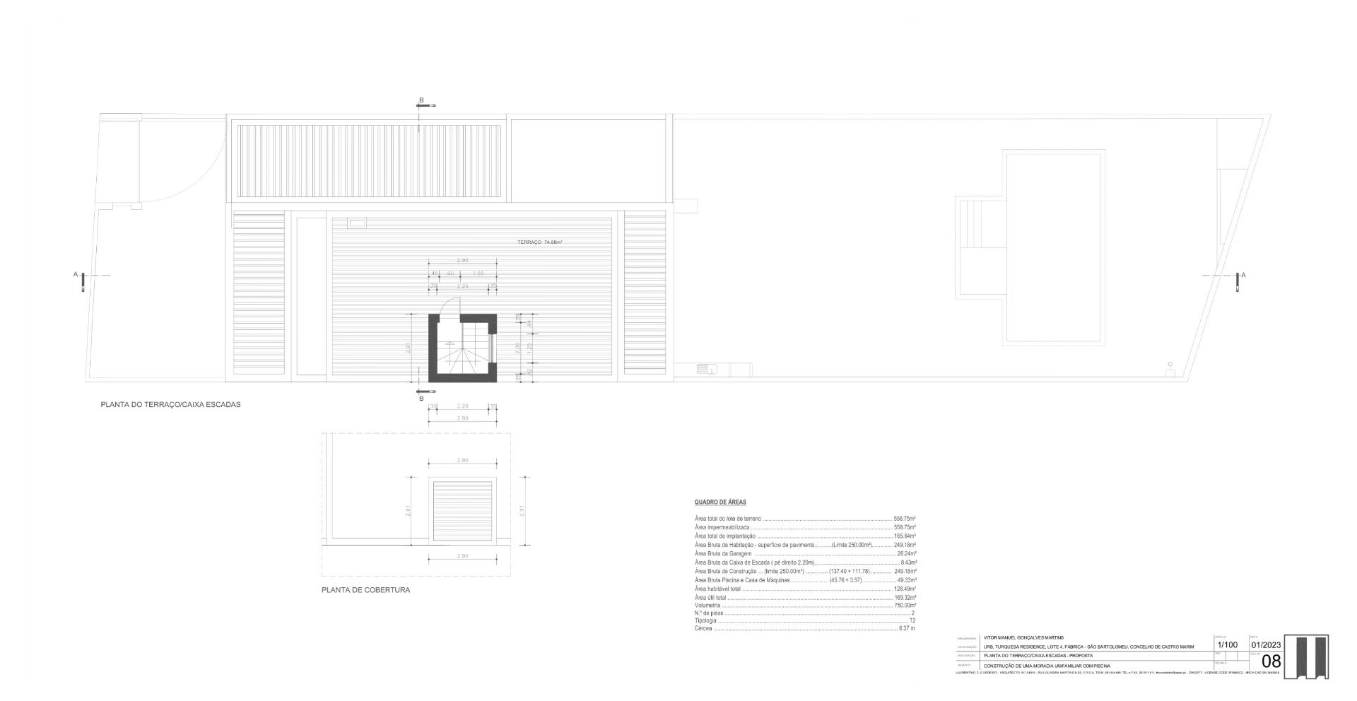 Moradia isolada T4 com piscina em são bartolomeu