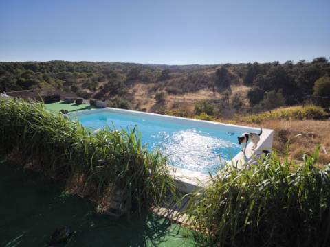 MORADIA - CASA DE MADEIRA T1 - COM PISCINA - ARRENDAMENTO DE SETEMBRO A JUNHO - ALCARIAS GRANDES - CASTRO MARIM - ALGARVE