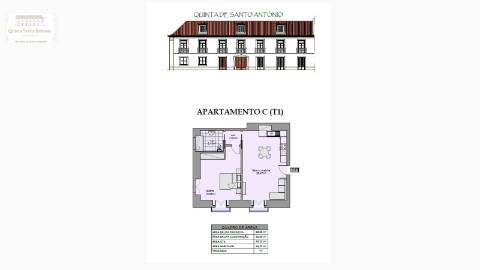 Apartamento T1 à venda em Edifício Pombalino