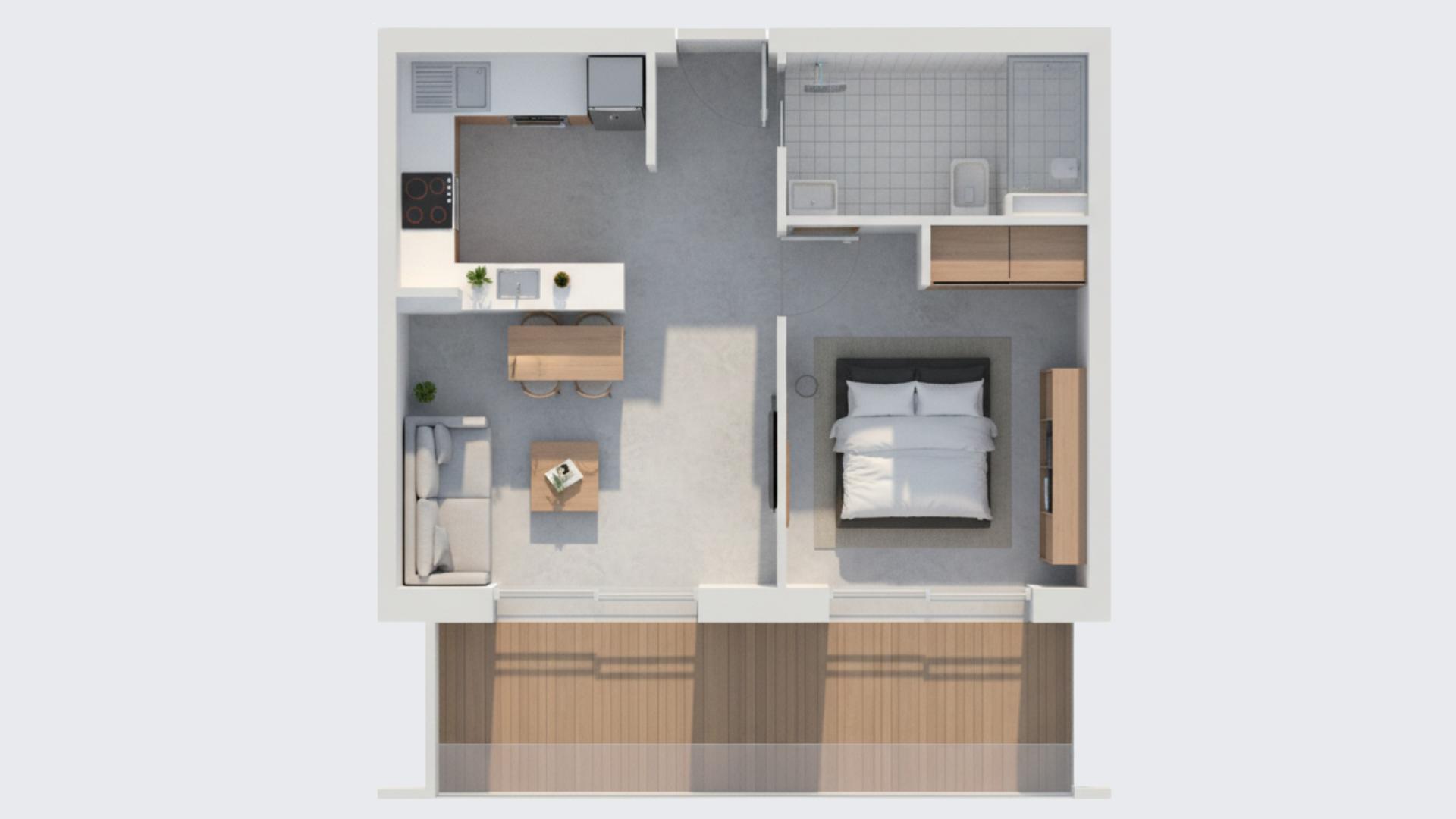 Apartamento T2 - 1º Andar