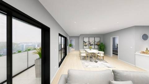 T1 em Projeto no Rés do Chão - Edifício Sudoeste