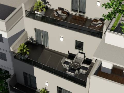 Duplex T2 vista mar a 50 metros da praia em construção