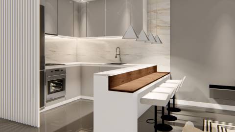 Duplex T3 vista mar a 50 metros da praia em construção