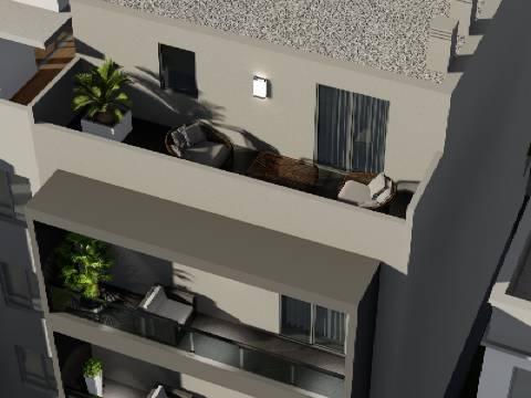 Duplex T3 vista mar a 50 metros da praia em construção