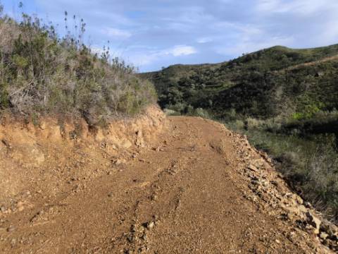 TERRENO RÚSTICO COM 29.400 M² - COM POÇO - LINHA DE ÁGUA - PARTE PLANA - PRÓXIMO A ALDEIA DA CORTE DO GAGO - AZINHAL EM CASTRO MARIM - ALGARVE