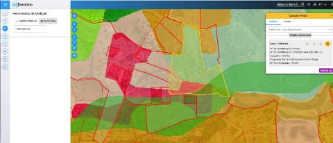 Terreno com 19990 m2 com área total de construção de 1587.62m2