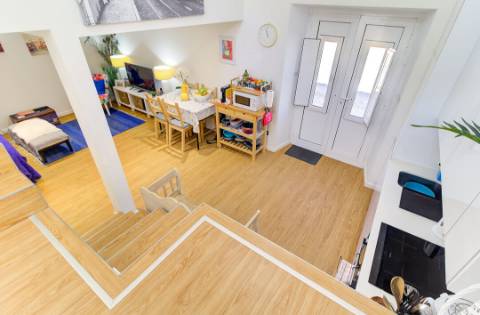 Duplex de Charme em Mosteiro Histórico com Terraço e Vista para o Castelo