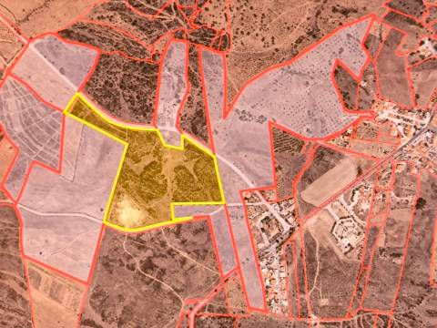TERRENO COM MOINHO - COM 72.950 M2 - COM POSSIBILIDADE DE CONSTRUÇÃO - HABITAÇÃO E OU TURISMO - PRÓXIMO AO AZINHAL EM CASTRO MARIM - ALGARVE