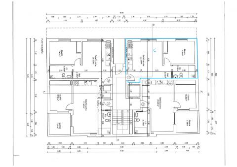 T1 de obra nova no coração da cidade - Fração C | Rés do chão | Orientação Poente/Norte