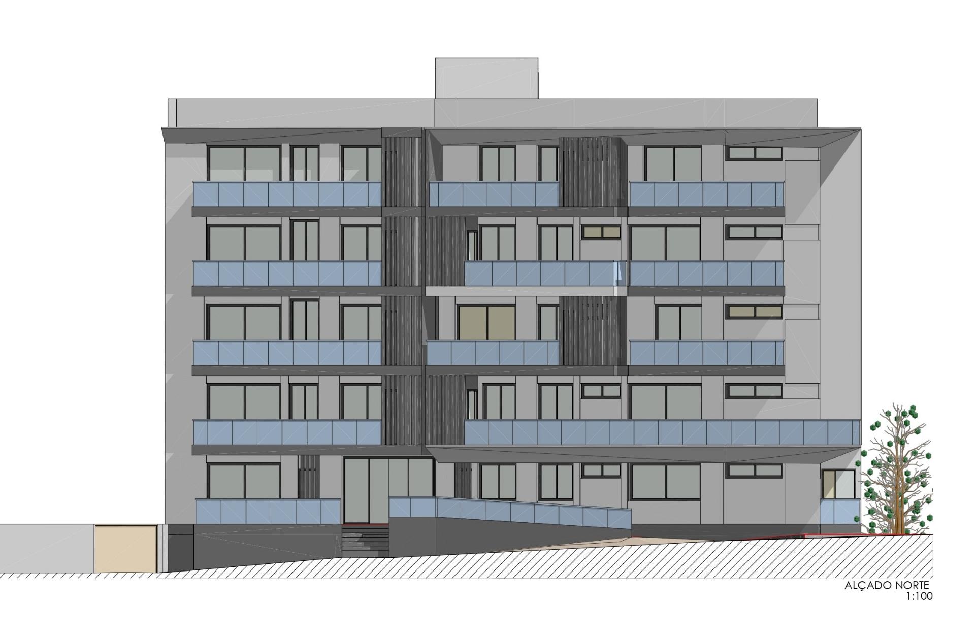 Projeto Aprovado para 46 Apartamentos em Quarteira