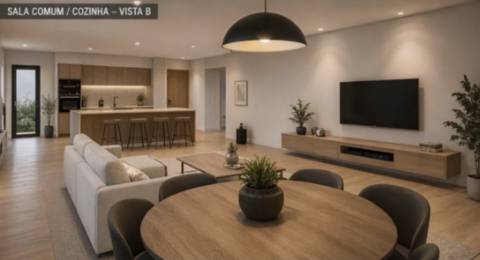 Terreno com 2407m2 com projeto aprovado para moradia térrea T3