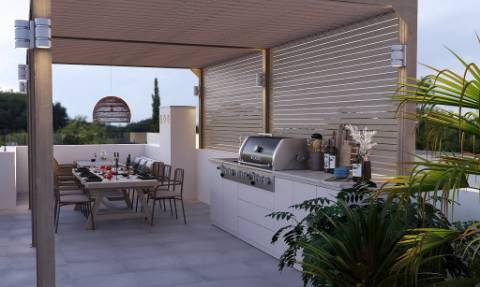 PenthouseT2+2 com terraço 58,40m2 300 metros da costa.