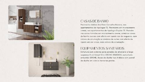 Apartamento T2 Novo com Terraço | Casas de Alcaria, Altura