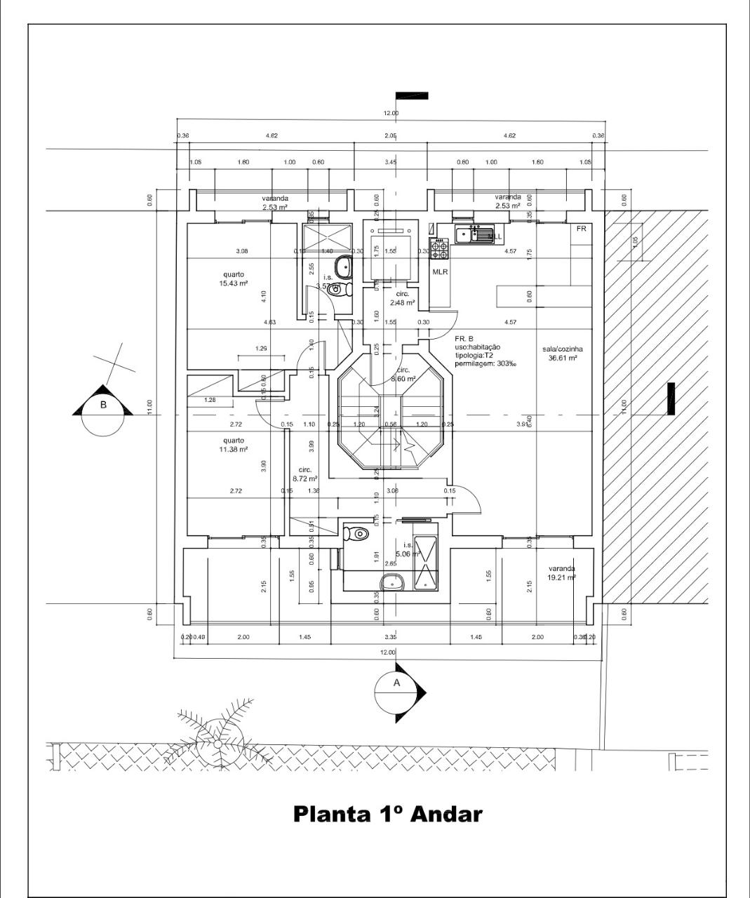 Apartamento T2 Novo com Varanda Panorâmica | Casas de Alcaria, Altura