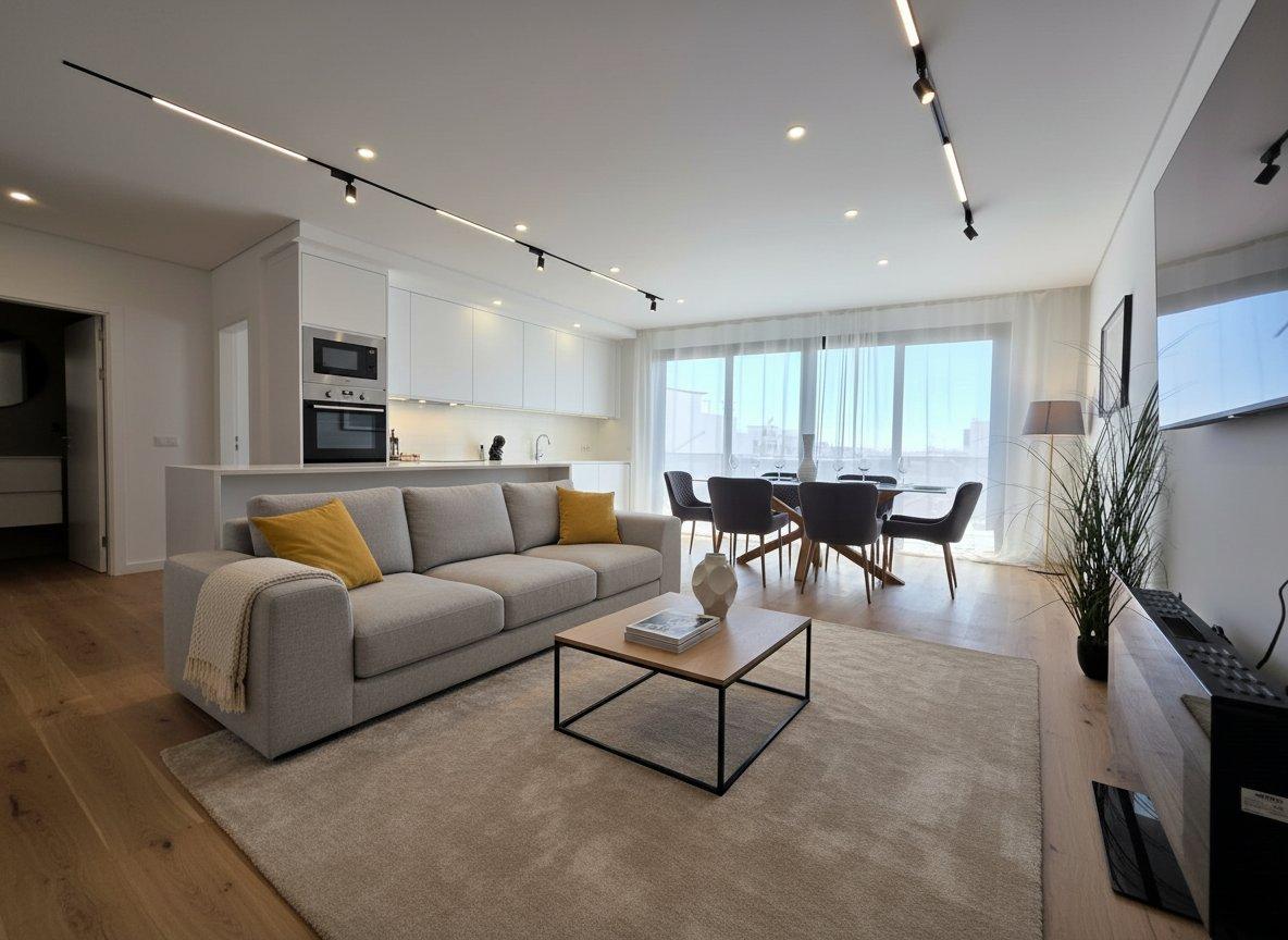 Apartamento T2 Novo com Garagem em Box e Elevador no Centro da Cidade - Excelente Localização e Acabamentos Modernos!