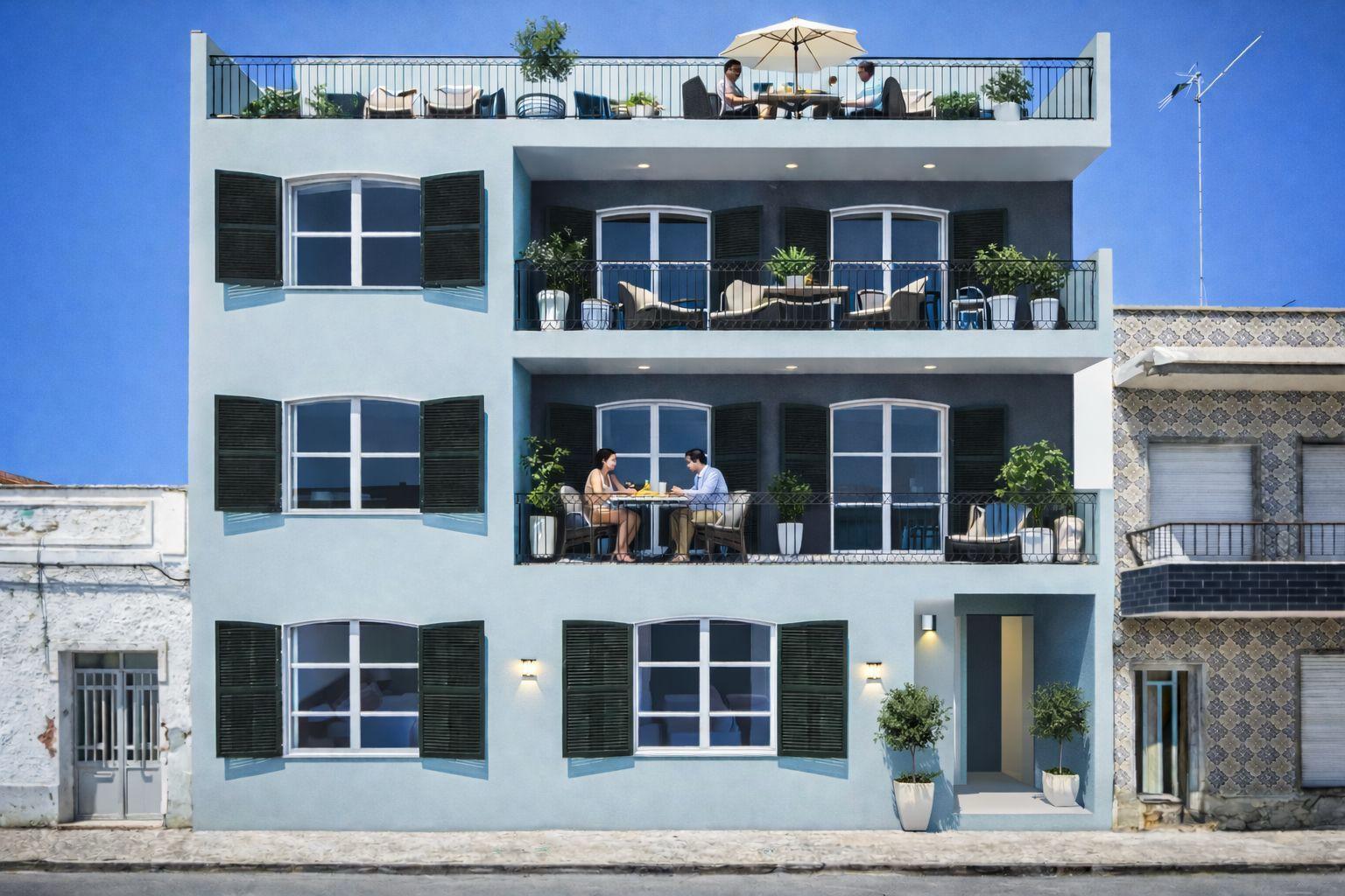 T2 Novo no Rés do Chão - Edifício LA POMBALINA, Vila Real de Santo António