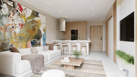 Magnífico apartamento T2 em condomínio único - Comporta