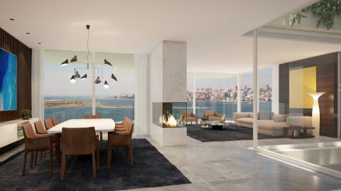 Moradia isolada T4 , junto à Foz do Rio Douro.