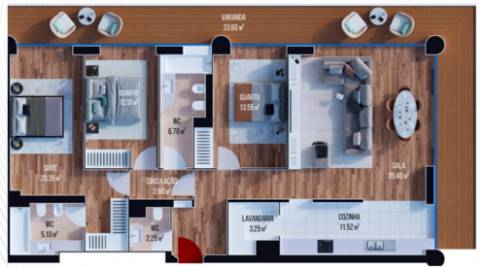 Apartamento T3 no Centro do Funchal