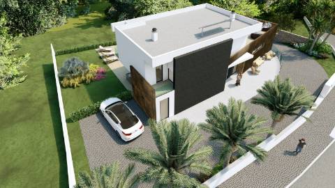 Terreno com projeto aprovado para construção de moradia em Loulé