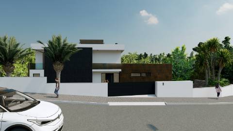 Terreno com projeto aprovado para construção de moradia em Loulé