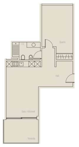 Apartamento T1 em Empreendimento Turístico - Sesimbra