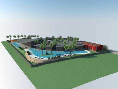 Terreno com Projeto Aprovado para Hotel em Boliqueime