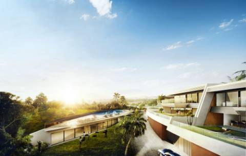 Moradia geminada T4, com parqueamento.