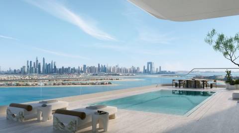 Duplex T4 com Piscina em West Crescent Dubai