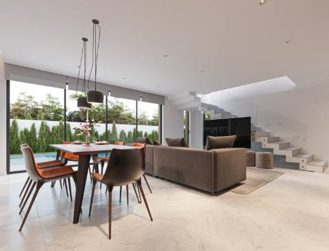 Fantástica moradia de tipologia T3 com vista privilegiada para a Marina de Albufeira