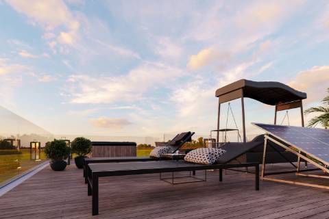 Fantástica moradia de tipologia T3 com vista privilegiada para a Marina de Albufeira