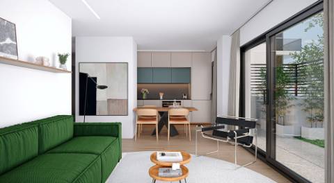 Apartamento T2 em construção, bem localizado.