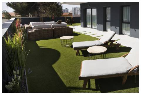 Apartamento T2 com terraço.