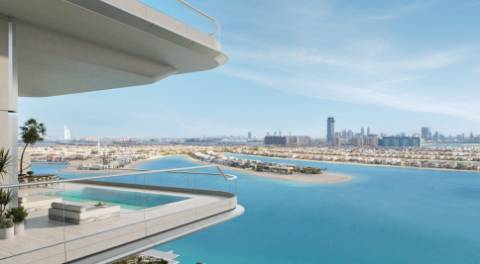 Duplex T4 com Piscina em West Crescent Dubai