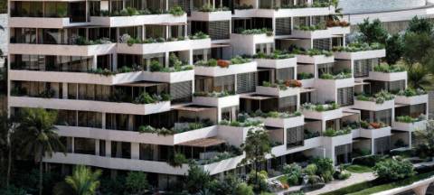 Luxuoso apartamento T3 com vista fantástica para o Mónaco e para o Mar Mediterrâneo.