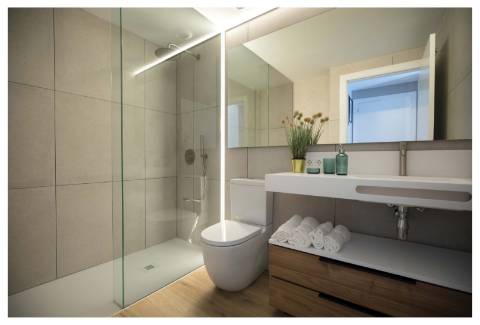 Apartamento T2 com terraço.