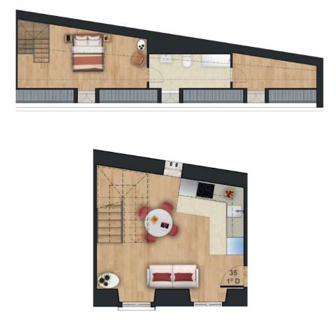 Duplex T1 em Santa Apolónia - Lisboa