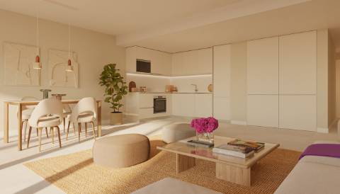 Apartamento T2 em construção, bem localizado.