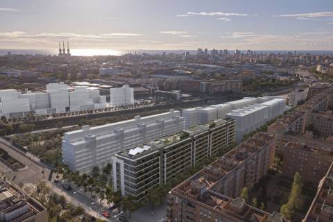 Apartamento T2 em construção, condomínio privado.