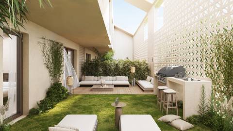 Magnífico apartamento T2 em condomínio único - Comporta