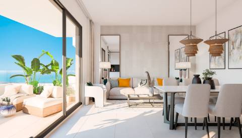 Apartamento T3 com varanda.