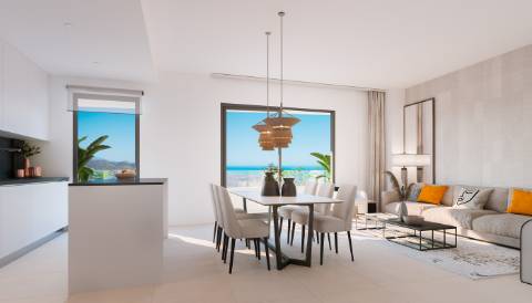 Apartamento T3 com varanda.